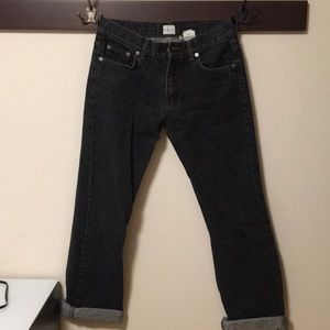 Calvin Klein wide leg black jeans (US 3)